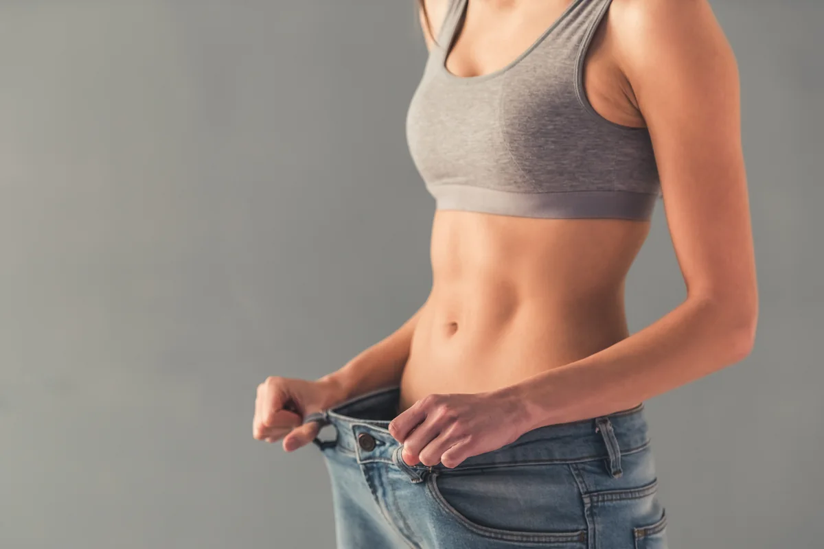 Waist measurement illustrating weight-management goals — iCRYO Westminster, CO wellness guide
