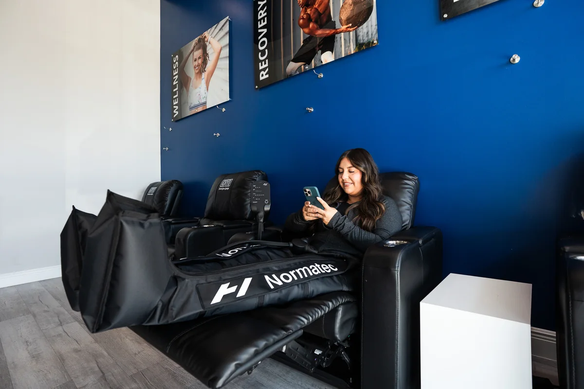 Compression therapy chairs and recovery equipment — iCRYO Westminster, CO wellness guide