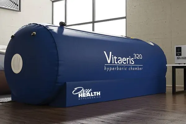 Soft-sided hyperbaric chamber in a wellness room — iCRYO Westminster, CO wellness guide